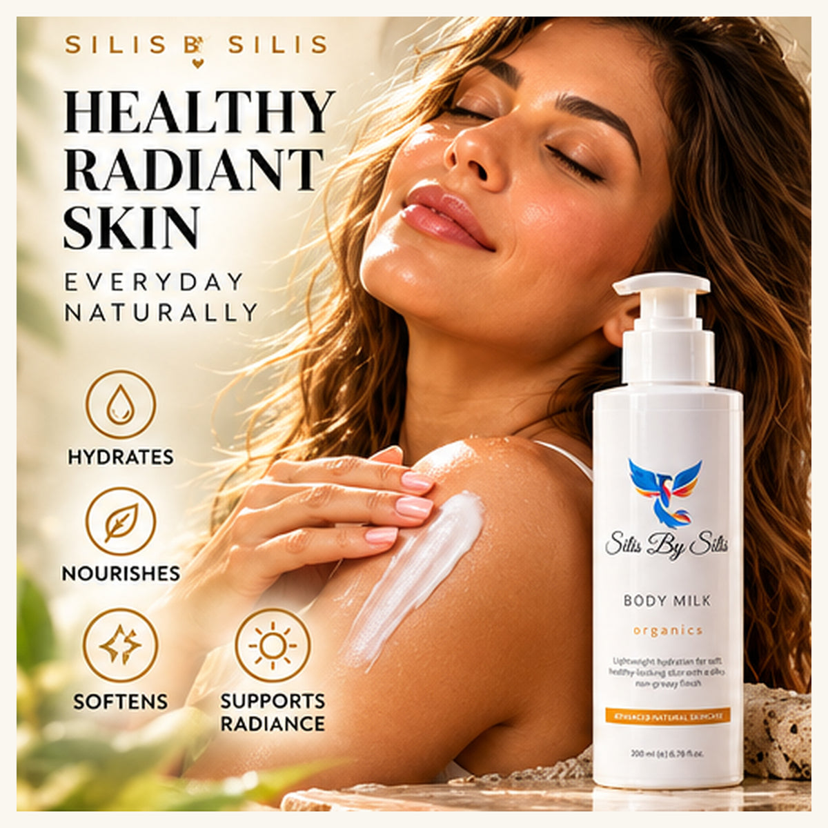 Body Milk – Lightweight Botanical Body Moisturiser 200 mL