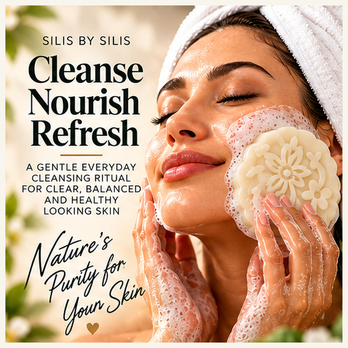 Kaolin White Clay Cleansing Face Bar – 80g
