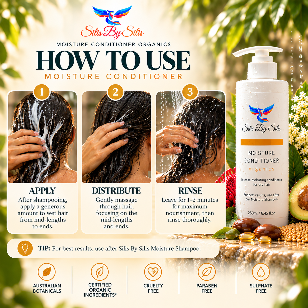 Moisture Conditioner Organics – 250ml