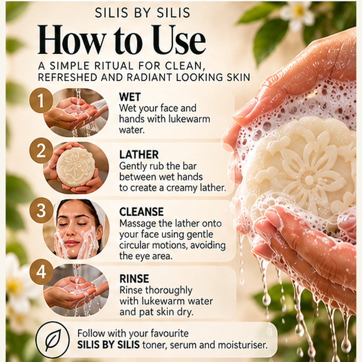 Kaolin White Clay Cleansing Face Bar – 80g