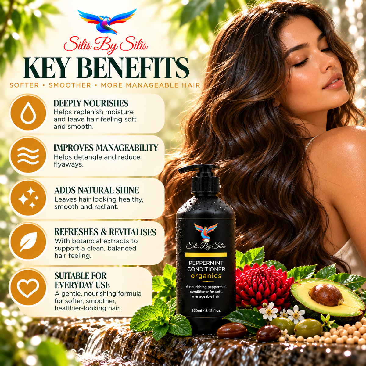Peppermint Conditioner Organics – 250ml