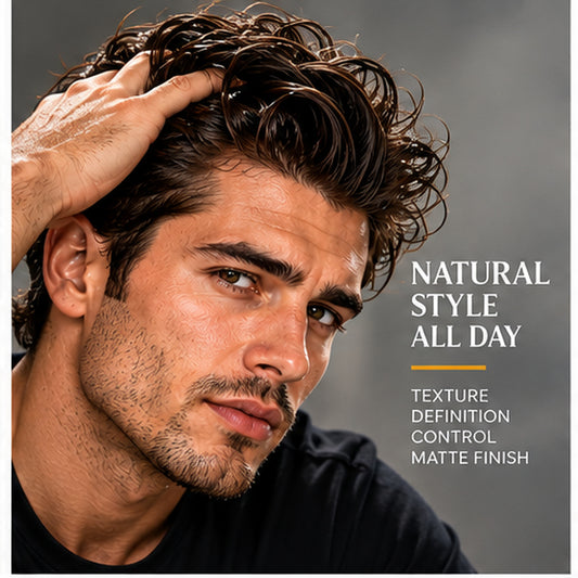 Charcoal Styling Paste – Medium Hold, Matte Finish