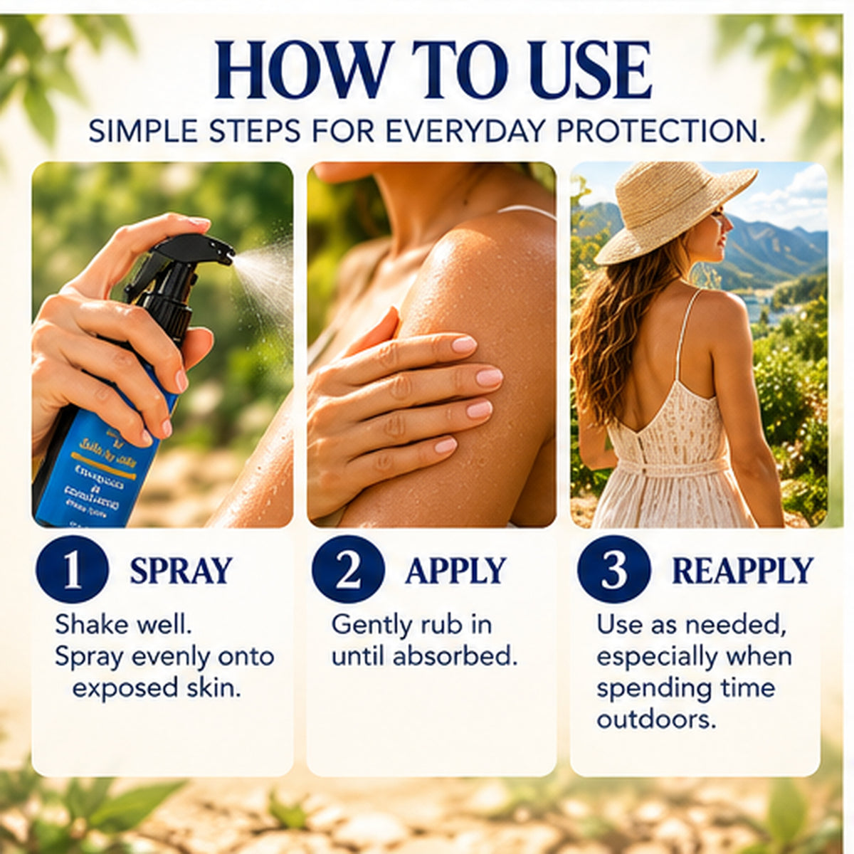 Citronella & Eucalyptus Spray Lotion – 100ml