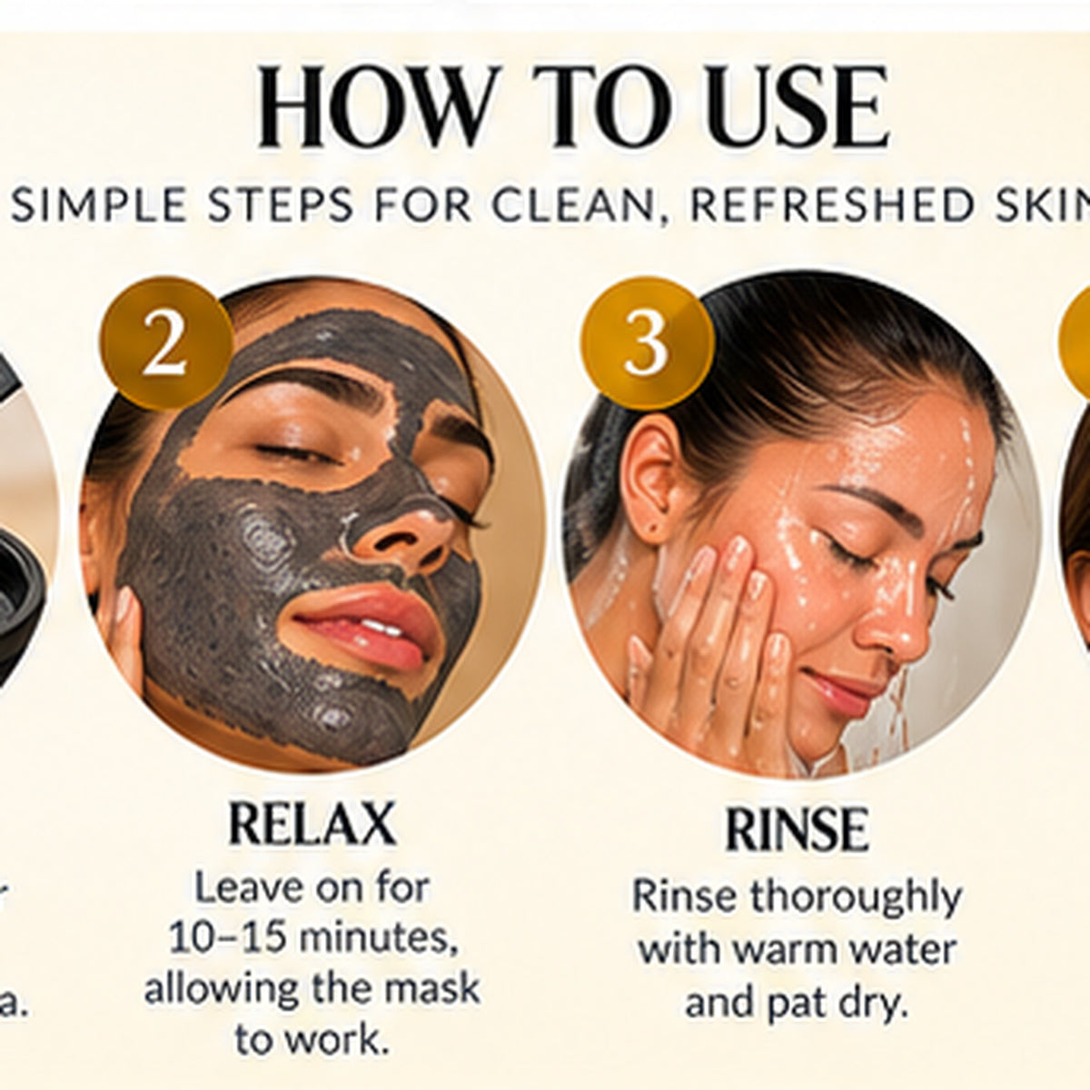 Detox Charcoal Face Mask – Deep Cleansing