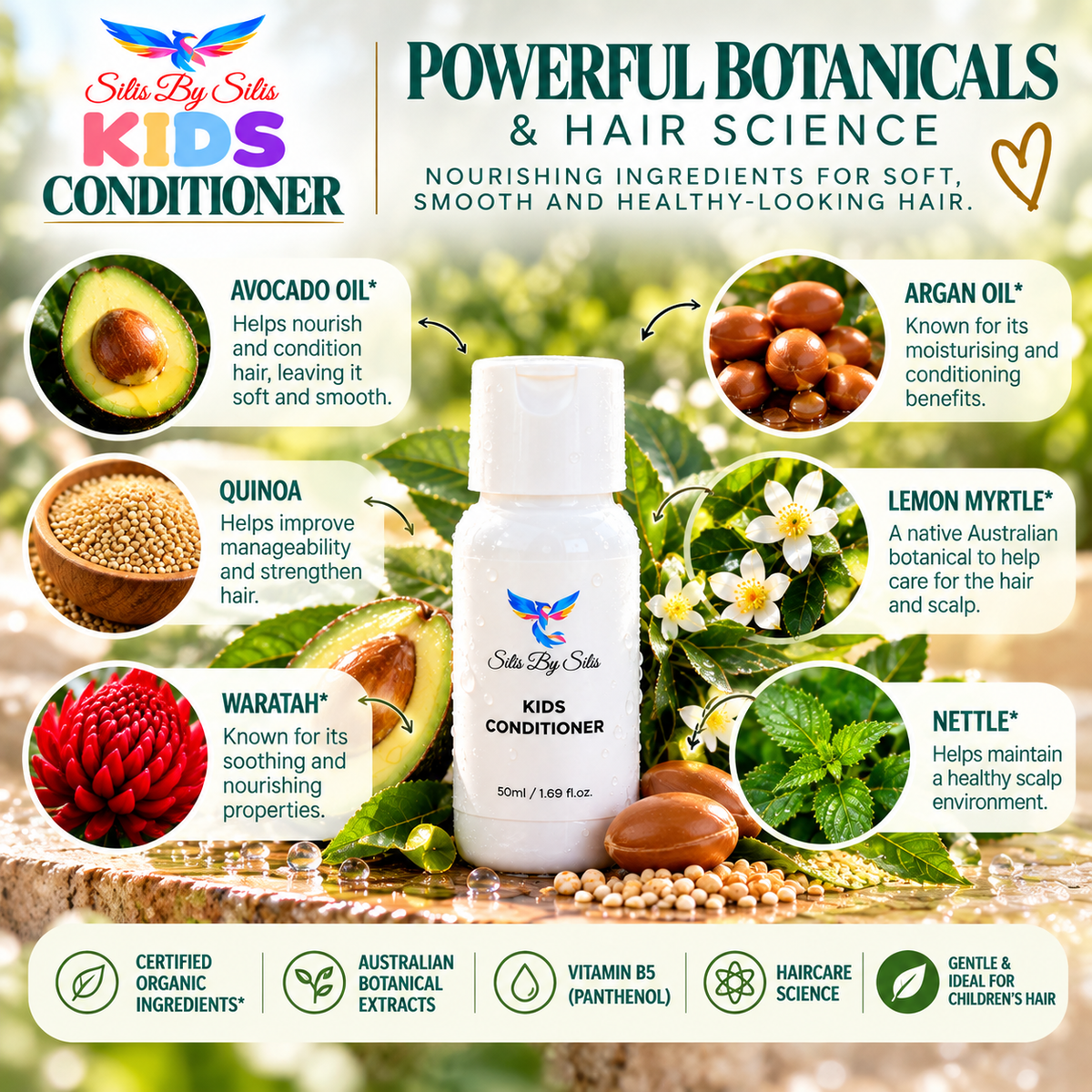 Kids Conditioner – 50ml Travel Size | Soft & Smooth Hair