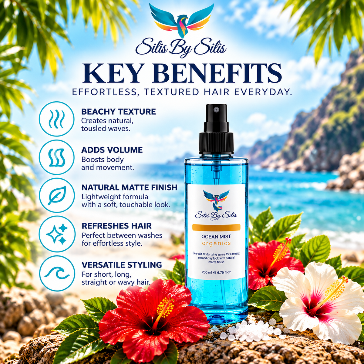 Ocean Mist – Sea Salt Texturising Spray 200ml