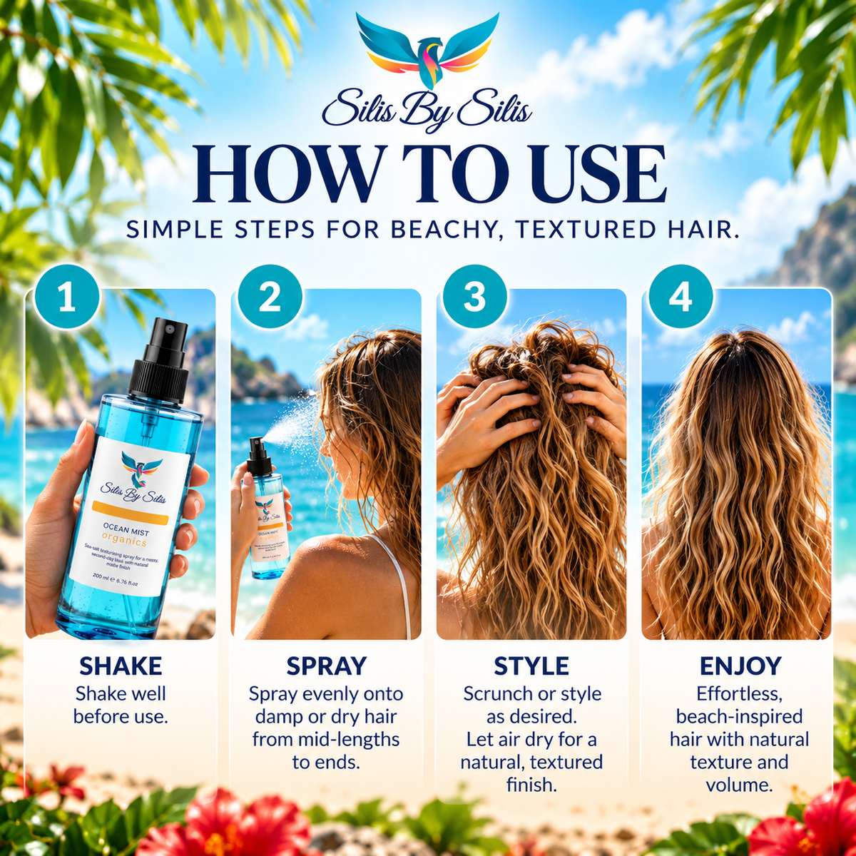 Ocean Mist – Sea Salt Texturising Spray 200ml