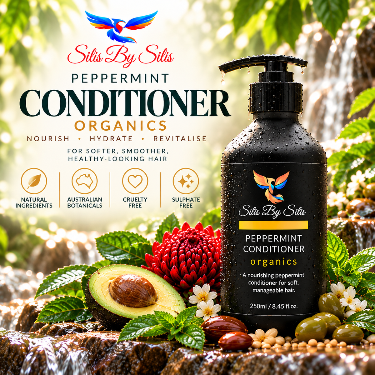 Peppermint Conditioner Organics – 250ml