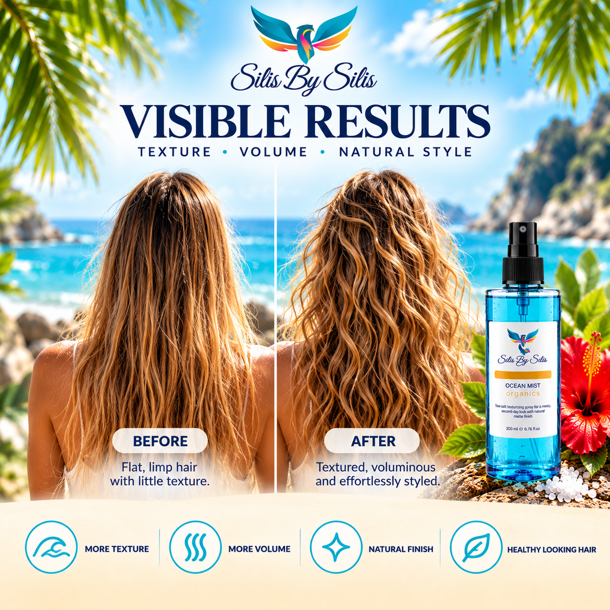 Ocean Mist – Sea Salt Texturising Spray 200ml