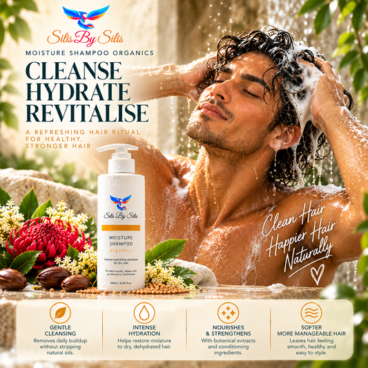 Moisture Shampoo Organics – 250ml | Hydrating Shampoo for Dry Hair