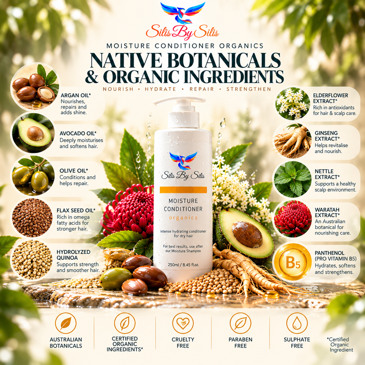 Moisture Conditioner Organics – 250ml