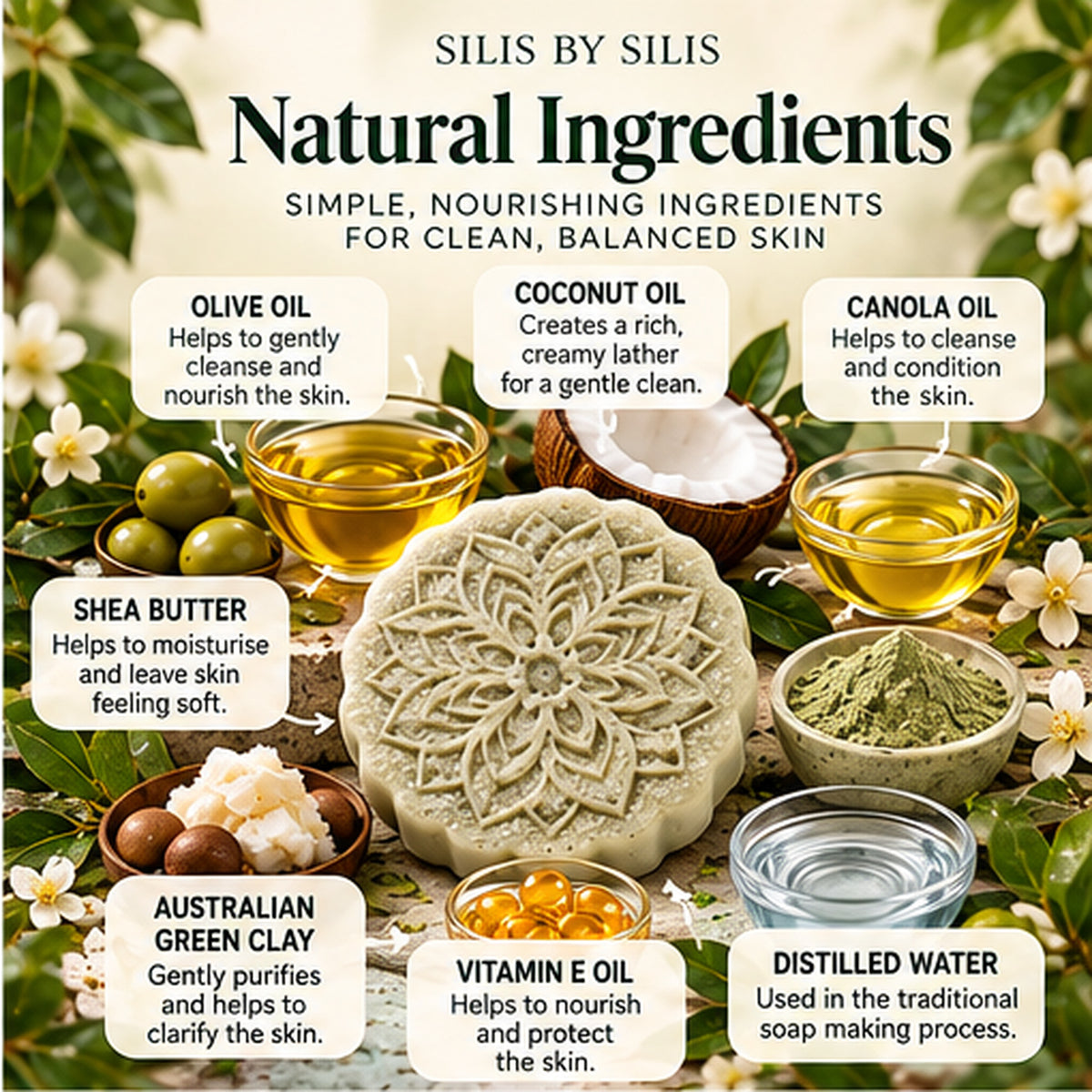 Australian Green Clay Cleansing Face Bar – 80g
