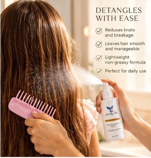 Kids Hair Detangler Spray – Gentle, No Tears