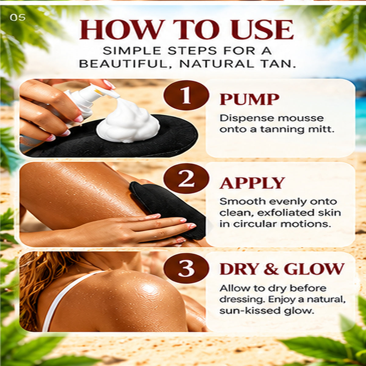 Tanning Mousse Organics – 200ml