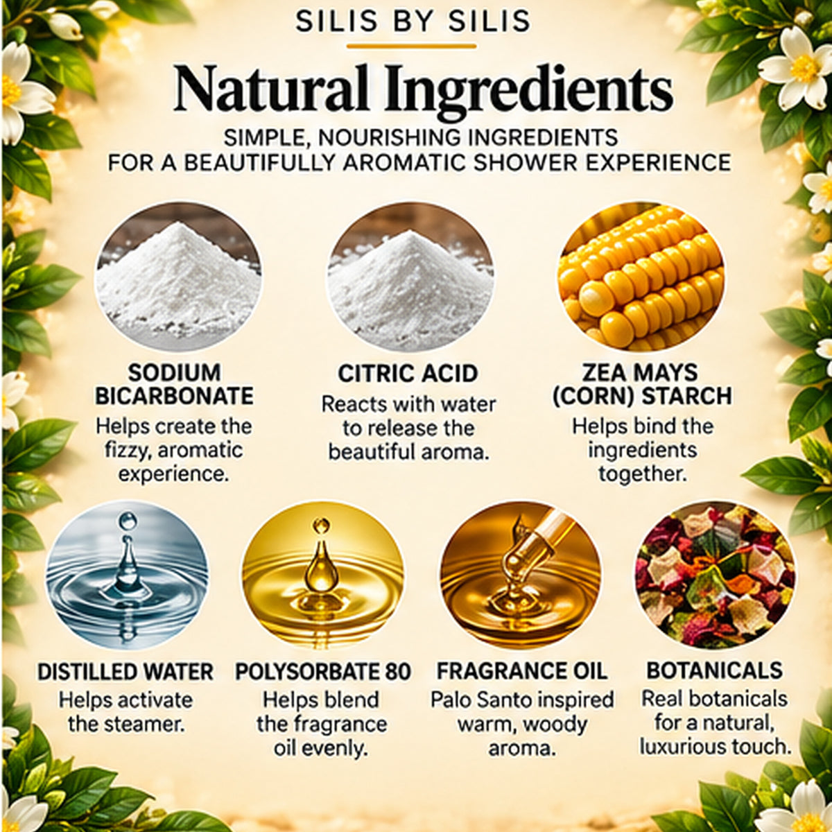 Serenity Shower Steamer – Palo Santo | 50g