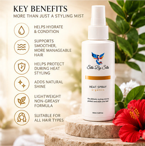 Heat Spray Organics – Hydrating Heat Styling Mist | 125 mL