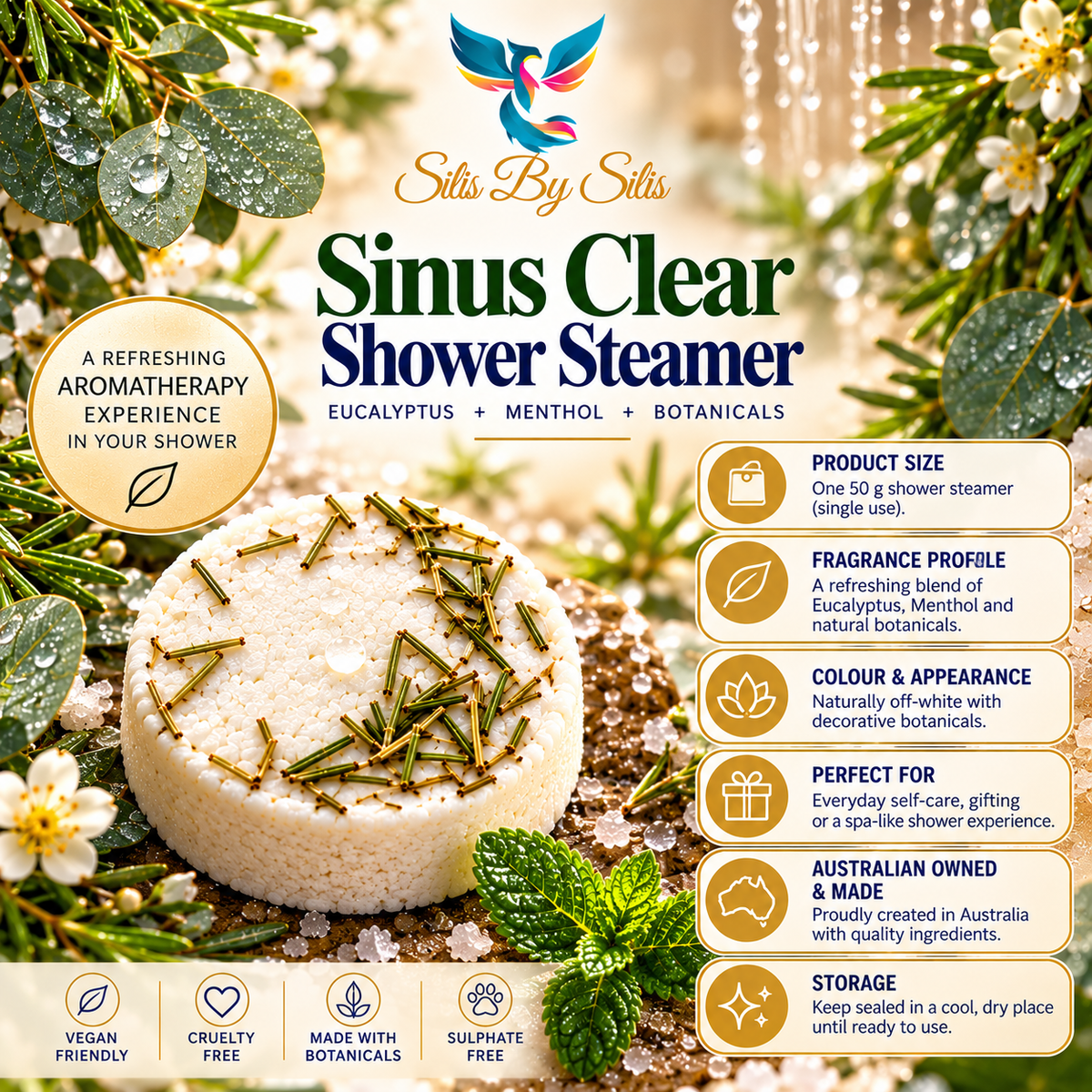 Sinus Clear Shower Steamer | 50g