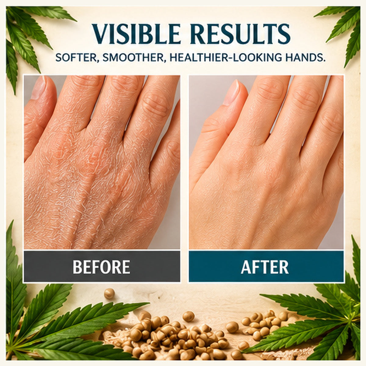 Hemp Seed Oil Hand Cream Organics – 50g