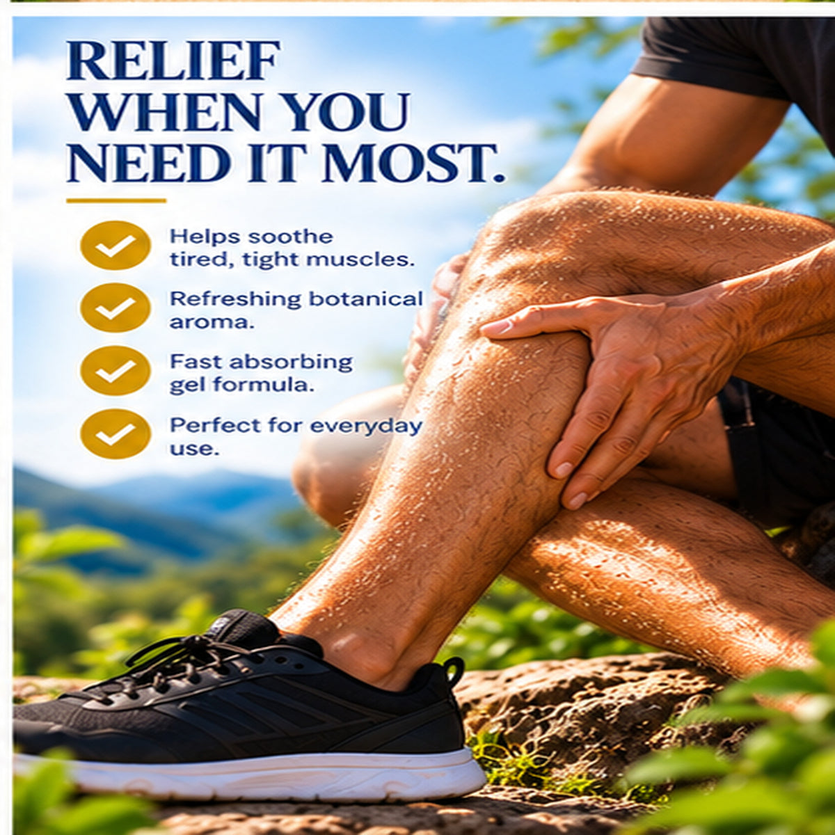 Muscle Gel – Cooling & Warming Botanical Gel – 80ml
