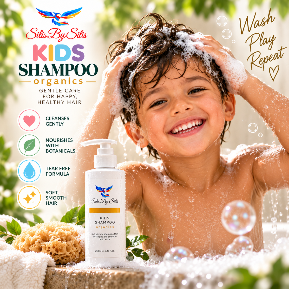 Kids Shampoo Organics – 250ml