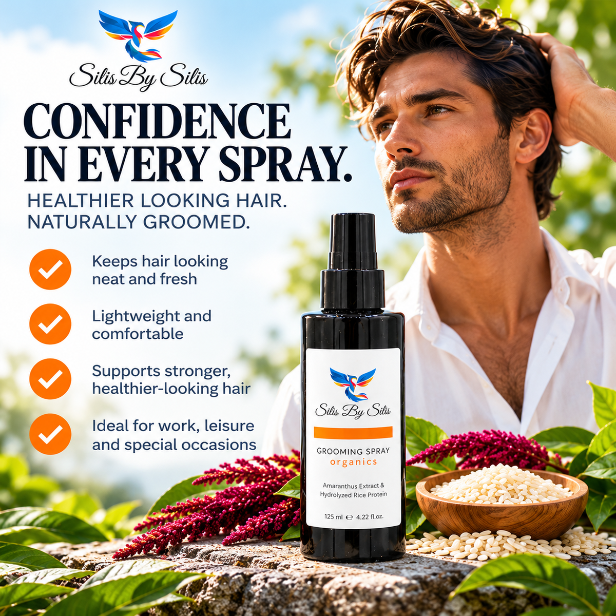 Grooming Spray – 125ml | Lightweight Hair Styling Spray
