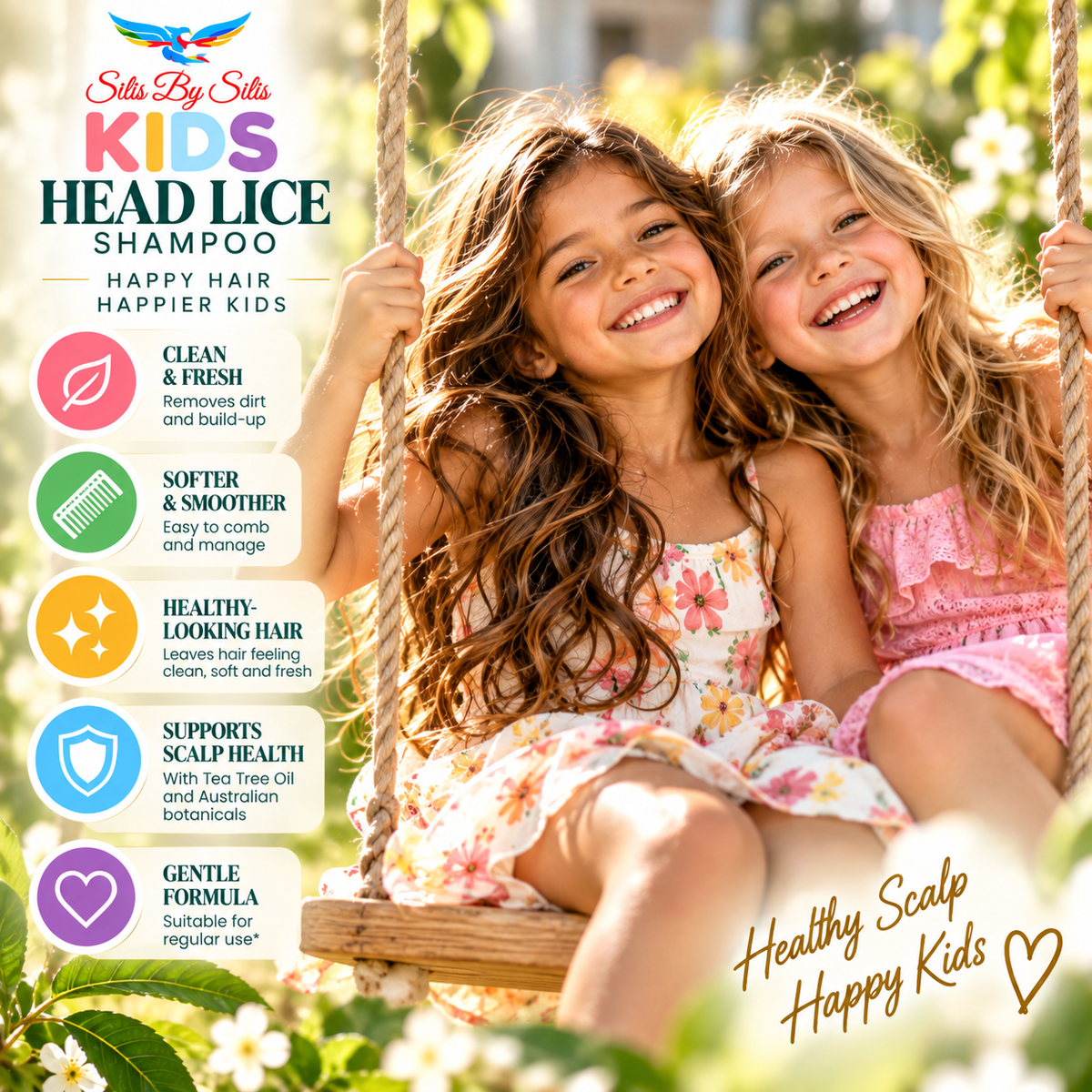 Kids Head Lice Shampoo – 50ml | Tea Tree & Australian Botanicals