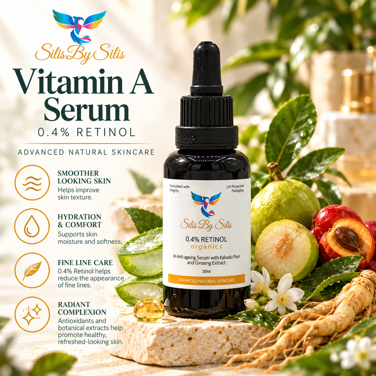 Vitamin A Serum – 0.4% Retinol | 30ml