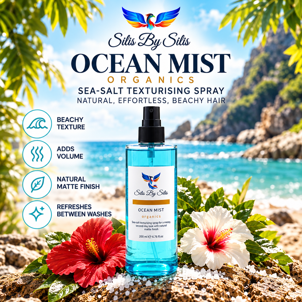 Ocean Mist – Sea Salt Texturising Spray 200ml