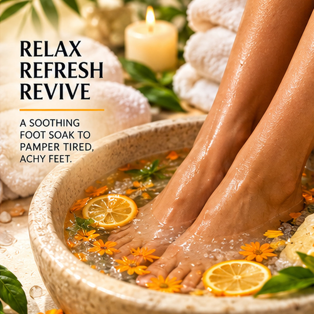 Citrus Calendula Foot Soak with Magnesium — 200g