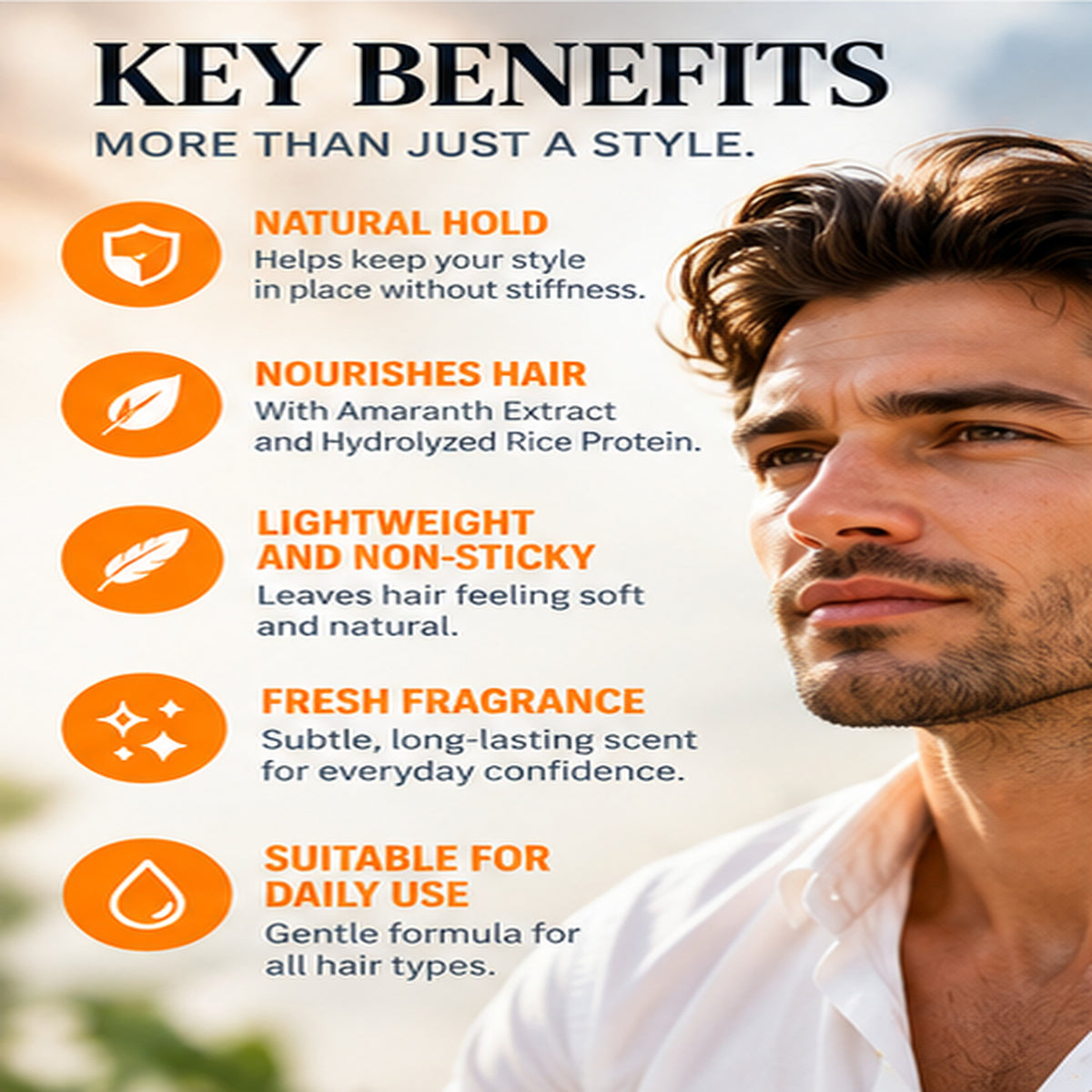 Grooming Spray – 125ml | Lightweight Hair Styling Spray
