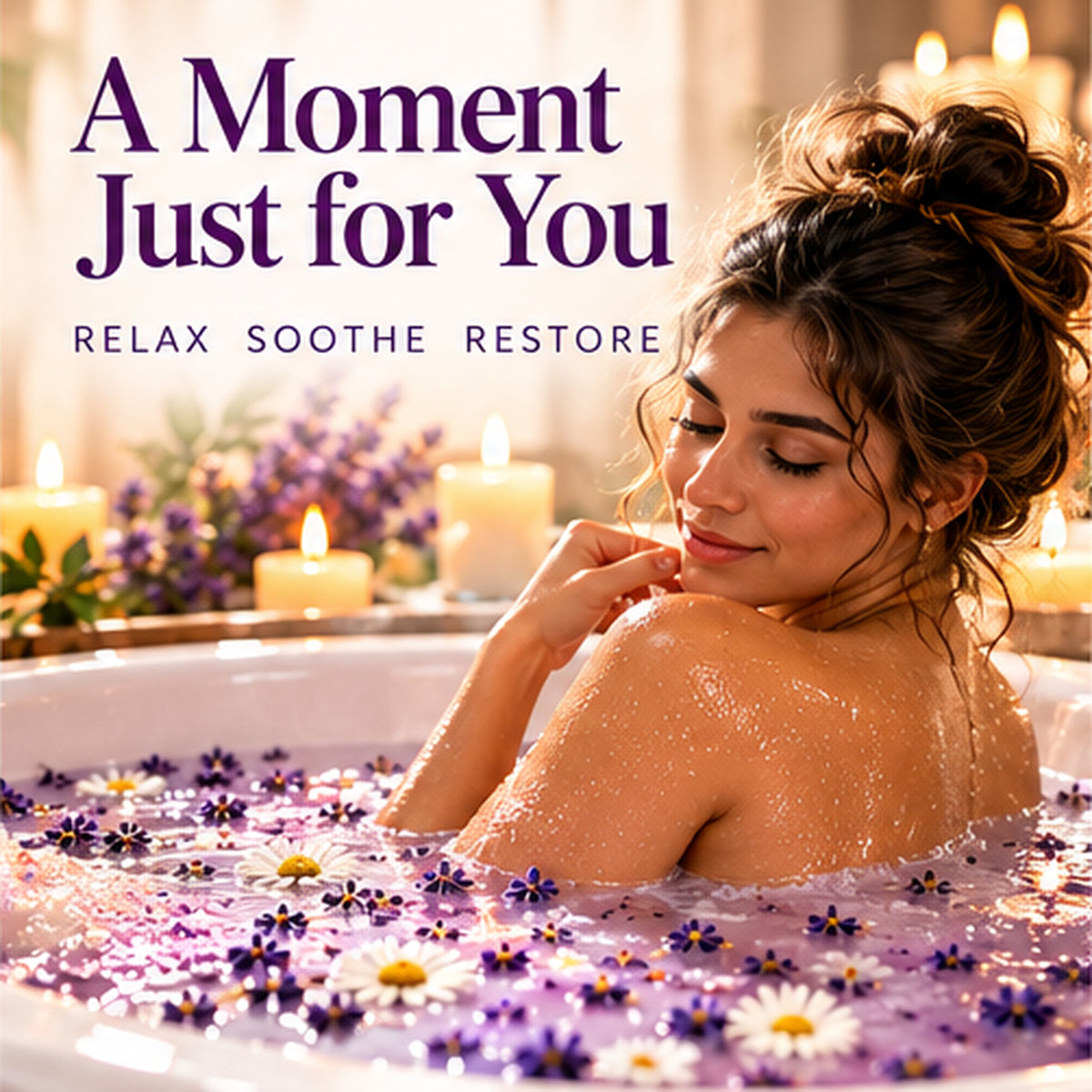 Lavender Luxury Bath Salt 100g | Botanical Bath Soak