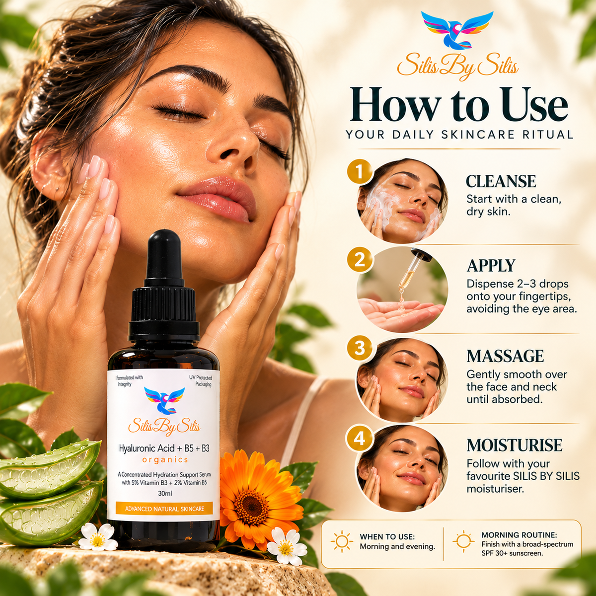 Vitamin B Serum – Hyaluronic Acid + B3 + B5 | 30ml