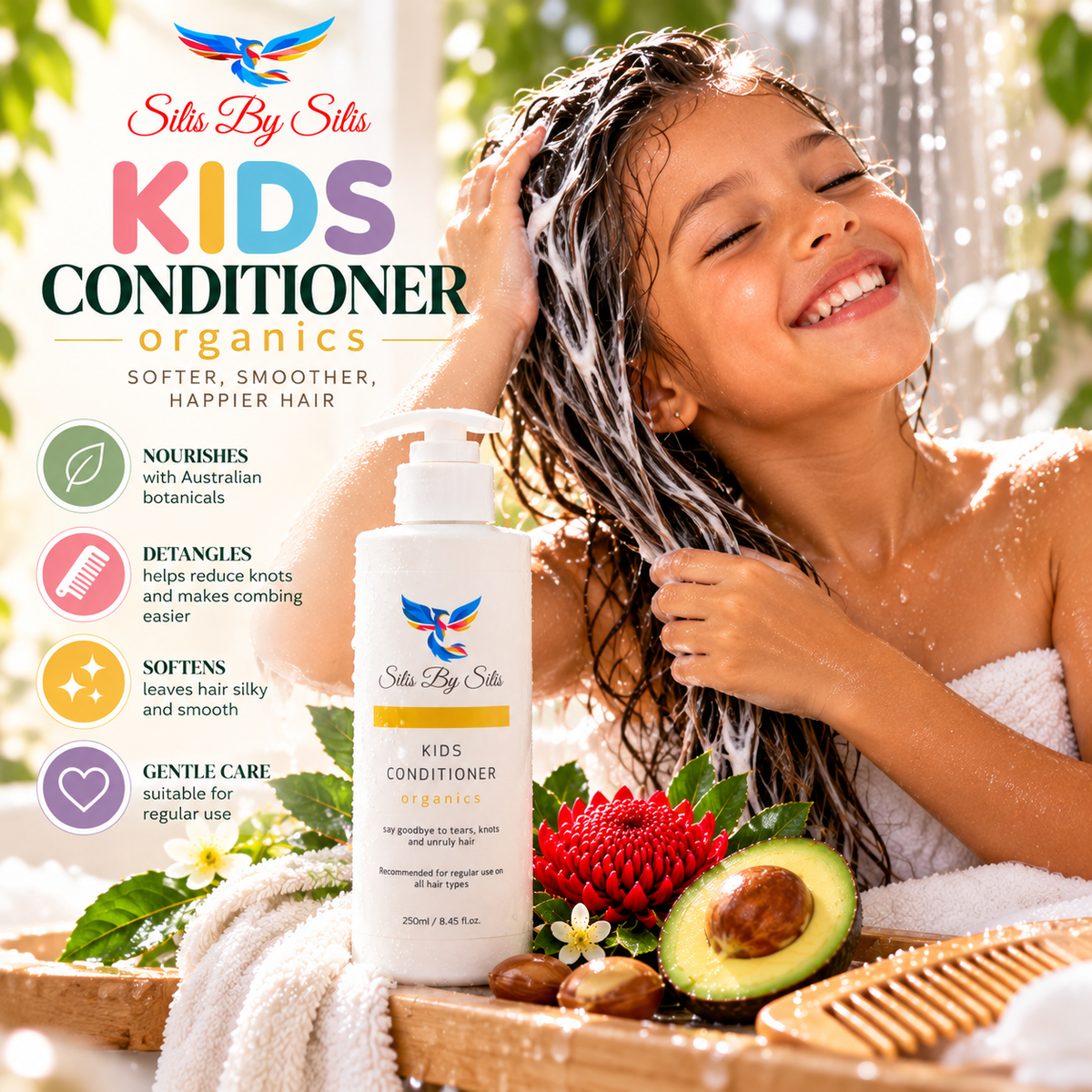 Kids Conditioner Organics – 250ml